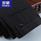 Romon-Männer-Casual Hosen Herbst und Winter mittleren Alters mit hohen T-T-Hosen-Hosen schlanker Legly-Hose Wollstreifenhose Männer A9905 Slim Fit Version 28 (2 Fuß 1)
