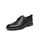 Red Dragonfly Men's Chaussures Nouvelles chaussures en cuir en relief Chaussures de commerce de style britannique Chaussures Derby Chaussures de mariage WTA12161 noir 42