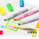 Zebra brand (ZEBRA) fluorescent marker 4mm oblique head color accent pen hand account pen marker WKS9 yellow