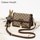 CALWAN KEODH Sac de site officiel Sac pour femmes NOUVEAU CROSSBOCK CROSSBOCME Single Single Single Luxury Luxury CK Style Poldoufle Girance d'anniversaire pour petite amie [Coffee Color] Brand Mode Retro Small Sacl