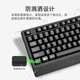 Fuller K360 wired keyboard computer desktop notebook office business home USB wired membrane keyboard ergonomic typing special black matte wired other