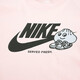 Nike (Nike) Kurzärärmiges T-Shirt für Herren Sommersportwear Lose Baumwolldruck, gelegentlich gestapelte gestickte, leichte halbärmelige Top FB9804-686 Pink XL