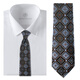 T/TWENTES TIPA DE MULBRA RETRO RETRO Seda Formal de ropa Forma Profesional Bordado a cuadros Croom de bodas de negocios para hombres Bordado Bodería Boda [corbata + toalla de bolsillo + clip de corbata]