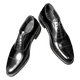 REGAL Lige T29B business formal shoes three-joint leather shoes Oxford leather shoes men's leather shoes wedding shoes Goodyear leather shoes men's BJP (black) 41