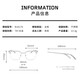 MOLSION Mosen fresh texture glasses frame Xiao Zhan same style glasses myopic eyebrow frame men half frame glasses frame women MJ6176 B92 Glacier gray silver [Xiao Zhan same style] frame + Mosen anti-blue light 1.60 pieces (within 600 degrees)