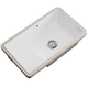 Balcon de grande taille en céramique Hanzun Balcon de grande taille avec balcon de lavabo bassin bassin bassin Machine de lavage du bassin de lavage du bassin de lavage 6231 Basin unique avec un drain de grand diamètre