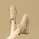Daphne Northeast Minus 40 grados Botas de nieve para mujeres 2024 Nuevo terciopelo grueso tibio el suela sin deslizamiento de zapatos de algodón sin deslizamiento de algodón de terciopelo blanquecino altura 4 cm 35 (225 mm)