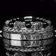 
Pangdonglai quality double-headed leopard bracelet copper micro-set zircon black agate bracelet woven men's stainless steel Roman bracelet stack ZJ12805