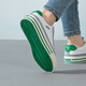 Puma Puma Herrenschuhe Frauenschuhe Leinwandschuhe Sommer neuer Stil kleine weiße Schuhe Leichte atmungsaktive vulkanisierte untere Top-Schuhe Casual Schuhe 395020-06/Puma weiß-grün-mediumgrau 39 39