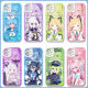 Lzqly Blue File Alice White Cell Telephip Adecuado para Vivoiqooneo8 Huawei True Me Gtneo6se Redmi [Shell transparente de ojos angelicales] C13657 Flying Bird Horse Time 1/Serie Modelo de manzana Enviar al servicio al cliente después de realizar un pedido