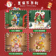Loz building blocks children's toys assembled model home decoration gift for boyfriend and girlfriend birthday 1957 music box Christmas
