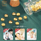 Chinese jewelry birthday and New Year gift for girlfriend gold gold bean pure gold small gold bean gold one gold bean about 1g