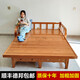 Suo yuyou canapé lit pliable double usage double single single en bois massif sieste niet de maison de maison de lunch bambou house pliage lit modélisé