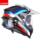 LS2 Fibre de carbone Casque à traction hors route Casqueur Hommes et femmes Motorcycle Four Seasons Anti-Fog Double Lens MX701 Fibre de carbone 6k-lan Open Mouth XL (57-58)