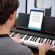 Roland Adult Children's Grading Introductory Bluetooth Electric Piano FP30X Digital 88 Key Heavy Hammer Smart Electronic Piano FP30X Black Host + Double X Rack + Single Pedal