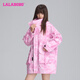 
LALABOBO dopamine camouflage medium-length windbreaker for women's autumn new loose light outdoor work jacket LBDC-WSDW13 pink regular M
