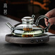 Gaoming 2025 new ultra-thin mini tea stove, high-end silent household electric ceramic stove, small tea stove, light luxury electric tea stove, Shiyuan stove 1000w