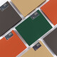 Sky Scenery 5 A4/30 page information book folder insert bag Loose-leaf folder storage bag Multi-function color test paper information can be customized TS-1645 Agate gray