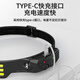 潮思汇灯带感应进口头灯led头戴式锂电池带条便携式头灯头灯强光 W689-3挥手感应头灯 全白光 实测连续照明时间100分钟