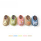 Betas baby shoes and socks, all seasons newborn baby anti-slip cool indoor toddler shoes thickened children's socks, green frog (filled velvet style in autumn and winter) L-3-4 years old