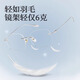 韩聚（HANJU）无框眼镜男可配近视度数防蓝光变色超轻纯钛无边框眼睛女平光镜架 银色12123款 升级 1.61MR-8防蓝光+变灰色镜片