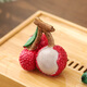 Lychee tea pet ornaments creative personality flush color changing tea play tea ceremony tea set accessories color changing jewelry tea making three pieces