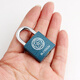 Plum Blossom (BLOSSOM) drawer lock padlock tool box indoor small lock student dormitory cabinet door lock meter box lock BC2925 blue 25MM