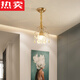 German imported quality cross-border American small chandeliers balcony corridor corridor entrance cloakroom lamp hall light foyer lamp single head 9889 ceiling * 1 lamp head 7W three colors