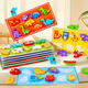 Kinderverkehr für digitale Tierverkehrs ziehen Puzzlespielzeugkuchenbrett Frühschulgebäude Bausteine handkennzeichnende Pinyin -Buchstaben Tränen von Puzzle Insektenmodell - Englisch Schriftart Modell