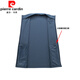 Pierre cardin (pierre cardin) thin protective jacket for middle-aged and elderly spring and summer ice silk clothes for spring and autumn men's casual middle-aged daddy jacket 829 mist blue XL [recommended 110-125 Jin [Jin equals 0.5 kg]]