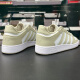 
Adidas official ship store Clover men's shoes women's shoes couple's shoes Smith sports shoes cushioning low-top casual shoes 6212/leather/versatile heel Clover logo 40