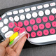 Tianfei Bow Hangshi K221 Cadeve Kaidiwei CR-300 Retro Haizhi Q1 Fude IK6630 Film de protection du clavier K780 Modèle transparent
