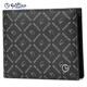 Jinlilai wallet men's business high-end large-capacity card bag, multiple card clips, gift box, birthday gift for dad, black business casual horizontal style