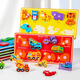 Kinderverkehr für digitale Tierverkehrs ziehen Puzzlespielzeugkuchenbrett Frühschulgebäude Bausteine handkennzeichnende Pinyin -Buchstaben Tränen von Puzzle Insektenmodell - Englisch Schriftart Modell