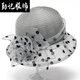 
Remember middle-aged female mother spring and autumn thin hat fisherman hat spring and summer middle-aged and elderly Organya flower cool hat navy blue M (56-58cm)