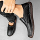 Región occidental Camel Camel Hombres de cuero genuino de cuero casual de cuero de gran tamaño British Perfect Geanie Zapatos marrón claro [9918 Four Seasons] 42
