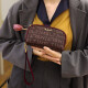 Mashalanti Sac Fermoire de cartes de qualité Femme 2025 Sac de carte Luxury Luxury Women's Coin Wallet Mother's Fay Cadeaux pour maman Wine Red New Fashion Style