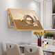 Villa electric meter box hydraulic decorative painting modern simple horizontal version restaurant weak current box hanging painting abstract art living room mural abstract art 12596-2 mirror crystal porcelain 100*80 cover size 84*73 black