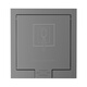 
International Electrician embedded socket, hidden socket, special for recessed refrigerator, embedded invisible 86 type wall panel recessed 10A five-hole socket [Gray]