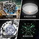 La nouvelle montre mécanique entièrement automatique multifonctionnelle Lumineuse Afficée Perpetual Calendar Men de montre masculine Classement Top Ten Top Ten Top Ten Top Famous Watchs 3271 Ceinture en acier Blue Men