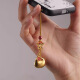 La puissance des accessoires suspendus à la longe de téléphonie mobile, une chaîne de téléphonie mobile en laiton, un pendentif court de la corde anti-perdure, un pendentif de paisance de la protection du corps en or de sable, une chaîne de clés USB Ornement multifonctionnel, Yuanbao Dieu de la chaîne de téléphones mobiles de richesse