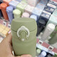 THERMOS 2023 New Japanese Thermos Cup Men's and Women's Portable Stainless Steel Ultra-Light Cute Water Cup JNL-756 Avocado Green 750ml 750ml