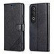 AZNS OPPO A3X 5G手机壳翻盖式皮套PKD130保护防摔5G版前后全包A3x软壳侧翻钱包式复古商务男女新款 棕色 OPPO A3X 5G
