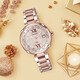 
CITIZEN watch photoelectric perpetual calendar strap case business fashion women's watch EC1048-54W multi-campus radio wave women's watch