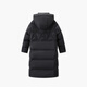 
Aijutu simple, atmospheric and fashionable long hooded down jacket EWRAJ4N728A black 86 155/80A/S