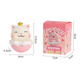 Tatanice Tumbler Desktop kleine Ornamente Office Girls Computer Creative Lovers Kindertages Geburtstag Geschenke Tumbler [Fortune Cat + Little Corgi]