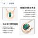 Xie Ruilin (TSL) 18K gold necklace women's rotating halo malachite color gold clavicle chain AG474 K gold necklace (length about 45cm)