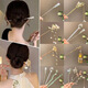 Indian rice (ENRMIIV) lily of the valley tassels, high-end hairpins, Chinese ancient style hairpins, new Chinese style hairpins, Hanfu hairpins, headwear, folding fan hairpins