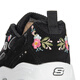 斯凯奇（Skechers）女鞋 时尚潮流熊猫鞋通勤出行休闲鞋轻便舒适透气缓震运动鞋 11977-BLK 35