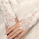
Bone Burning New Autumn and Winter Wedding Dress Gloves Long Fingerless Embroidered Lace White Bridal Wedding Accessories Ivory White